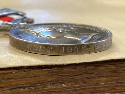 Lot 400 - Indian Mutiny 1857-58, 1 clasp, Defence of Lucknow (Corp. John . Purtill, 32nd Ft.)