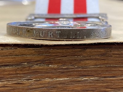 Lot 400 - Indian Mutiny 1857-58, 1 clasp, Defence of Lucknow (Corp. John . Purtill, 32nd Ft.)
