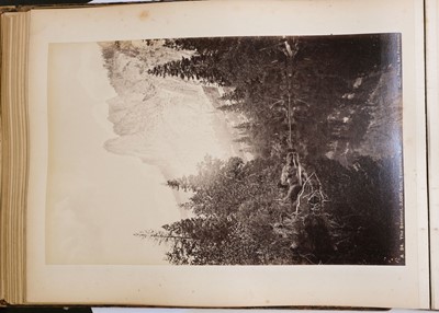 Lot 134 - United States, Burma & Japan. An album containing 90 albumen print views, c. 1880s