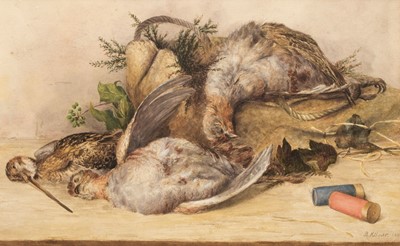 Lot 328 - Kilner (B.) Still Life of Game, watercolour, signed and dated 1899