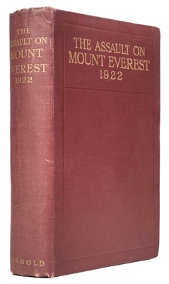 Lot 5 - Bruce (Charles Granville). The Assault on Everest 1922, 1st edition, 1923