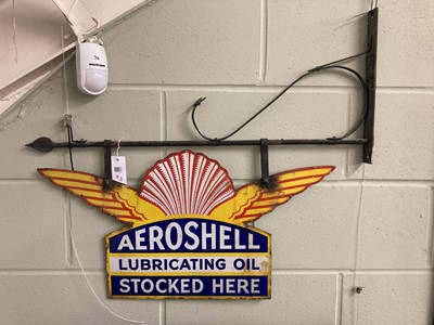Lot 33 - Aeroshell. An enamel advertising sign circa 1930