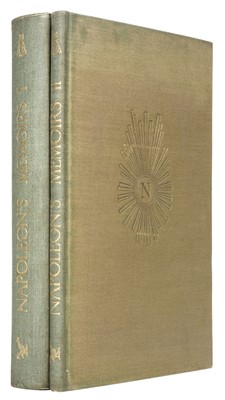 Lot 317 - Napoleon's Memoirs, 2 volumes, London: The Golden Cockerel Press, 1945