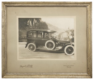 Lot 244 - Early Motoring. Two photographs circa 1908 and 1920