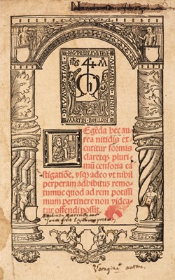 Lot 213 - Voragine (Jacobus de). Lege[n]da hec aurea nitidis excutitur formis..., 1514