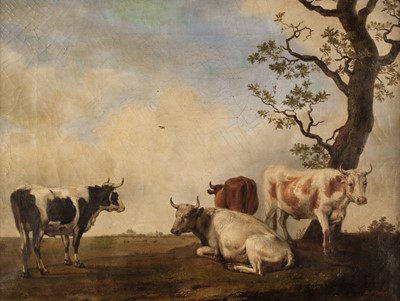 Lot 280 - Potter (Paulus, 1625-1654, after). The Four Bulls, by D. Cerruti of Torino, 1860