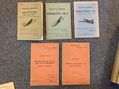 Lot 111 - Wing Commander J.C.W. Goldthorp, DFC. A collection of WWII period items