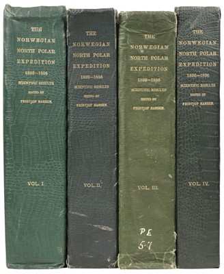 Lot 21 - Nansen (Fridtjof). The Norwegian North Polar Expedition, 1893-1896, 4 volumes (of 6), 1900-04