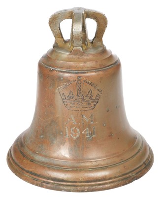 Lot 105 - Scramble Bell. A WWII aerodrome bell dated 1941