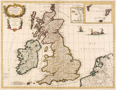 Lot 101 - British Isles. Le Rouge  (George L.). Les Isles Britanniques ou les Royaumes d'Angleterre..., 1744