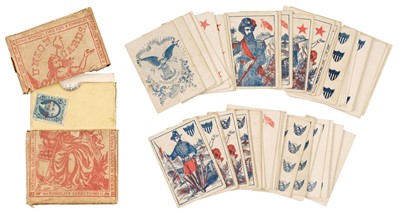 Lot 420 - American Civil War Playing Cards, Union Cards, New York, 1862