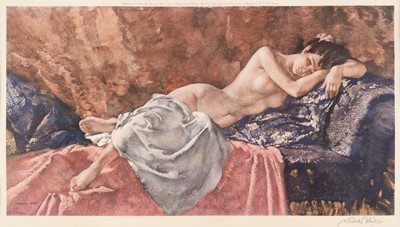 Lot 186 - Flint (William Russell, 1880–1969). Reclining Nude (II), 1967