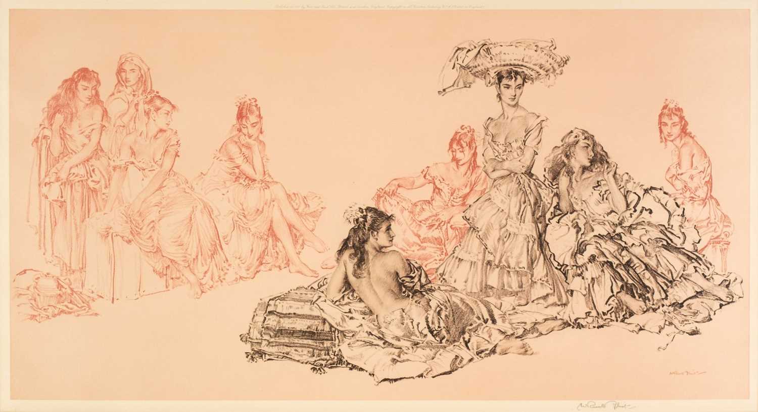 Lot 177 - Flint (William Russell, 1880–1969). Studies of Cecilia, 1959