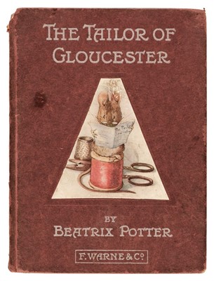 Lot 563 - Potter (Beatrix). The Tailor of Gloucester, 1st edition, 1903