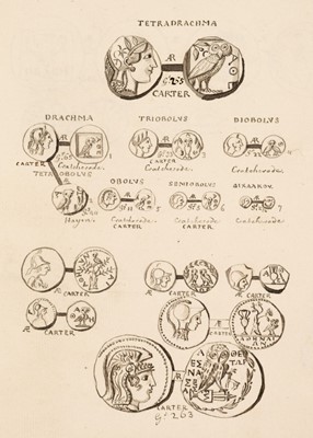 Lot 338 - Northwick (John Rushout, 1770-1859). Manuscript of Greek coins & medals, circa 1800-1810