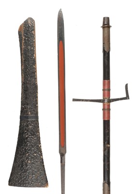 Lot 301 - Japanese Yari. A 19th century polearm