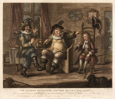 Lot 180 - Bunbury (Henry). Fifteen engravings of Shakespearean Scenes, Thomas Macklin, 1793