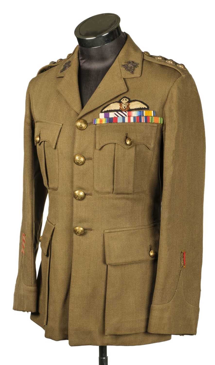 Lot 325 - Tunic. WWII tunic worn by an Officer of the Buffs (Royal Kent Regiment)
