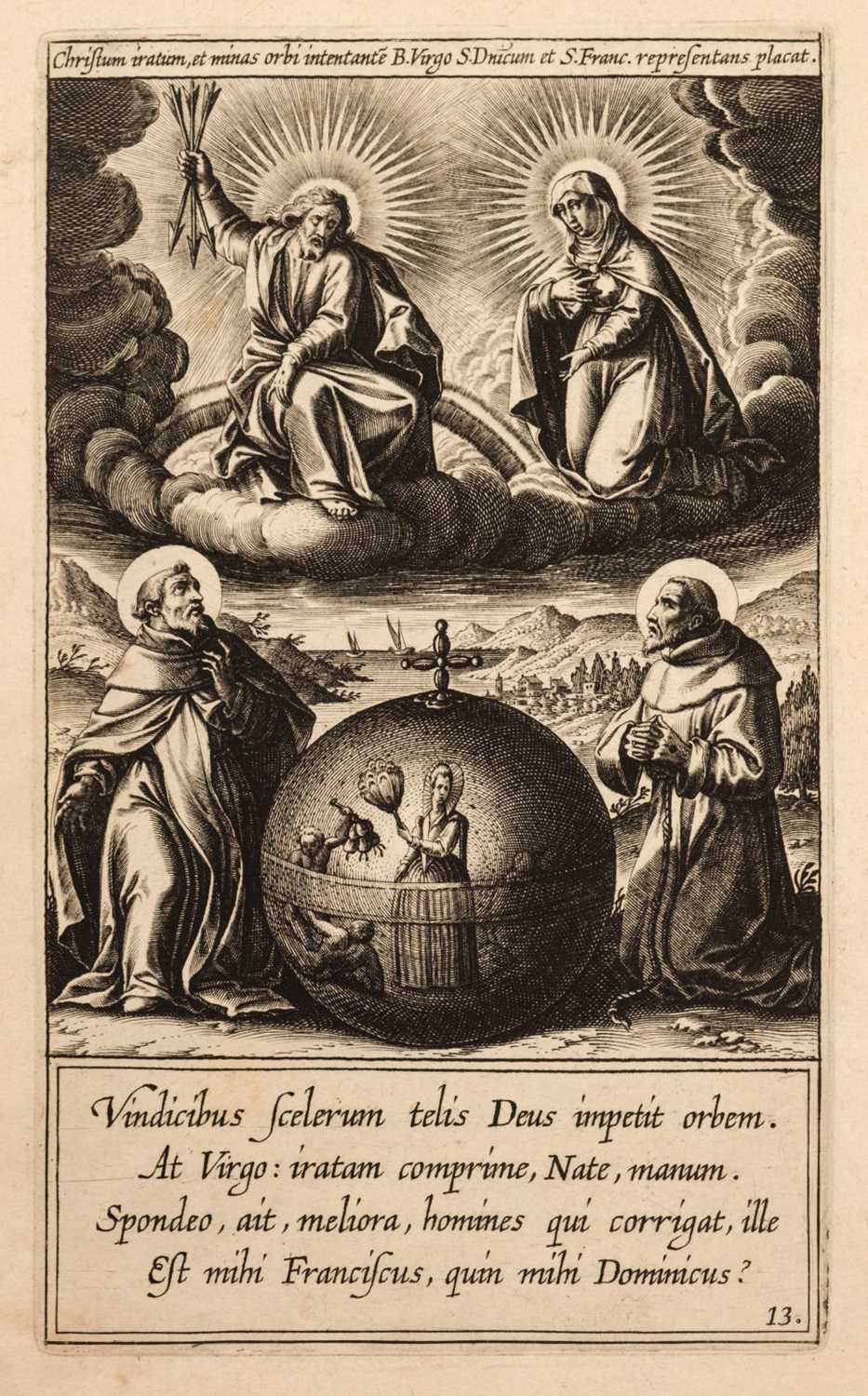 Lot 265 - 1611. Galle (Theodor). Vita et miracula S.P. Dominici, 1611