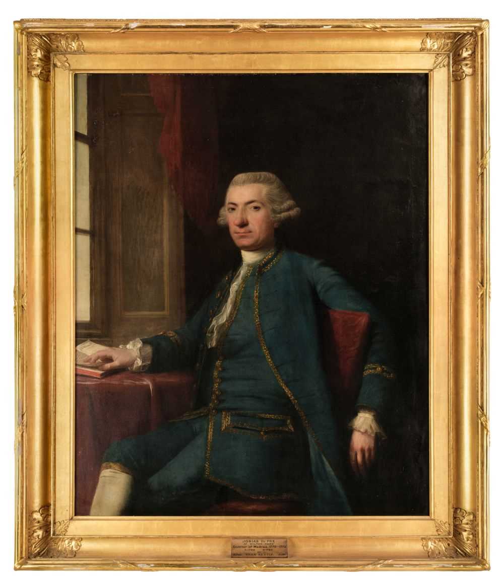 Lot 266 - Kettle (Tilly, 1735-1786). Portrait of Josias du Pré, Governor of Madras, oil on canvas