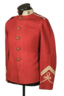 Lot 293 - North Staffordshire Regiment. A Victorian scarlet frock