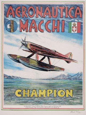 Lot 126 - May (Phil, 1925 -). Italy, Schneider Trophy Contest Aeronautica Macchi 1934 and four others