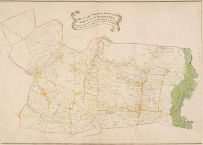 Lot 147 - Middlesex. Robinson (W. publisher), Map of the Parish of Edmonton..., 1819