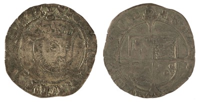 Lot 481 - Edward VI (issued posthumously In the name of Henry VIII). Groat, Lis., 1547-51