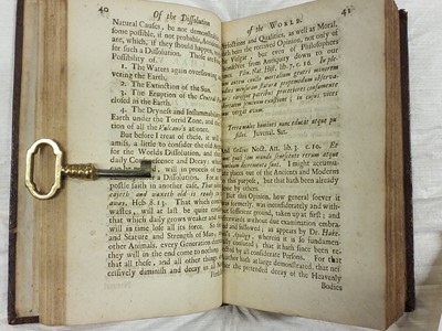 Lot 83 - Ray (John). Miscellaneous Discourses concerning the Dissolution and Changes of the World...