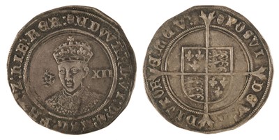 Lot 480 - Edward VI (1547-53). Shilling, mm. Tun, 1551-3