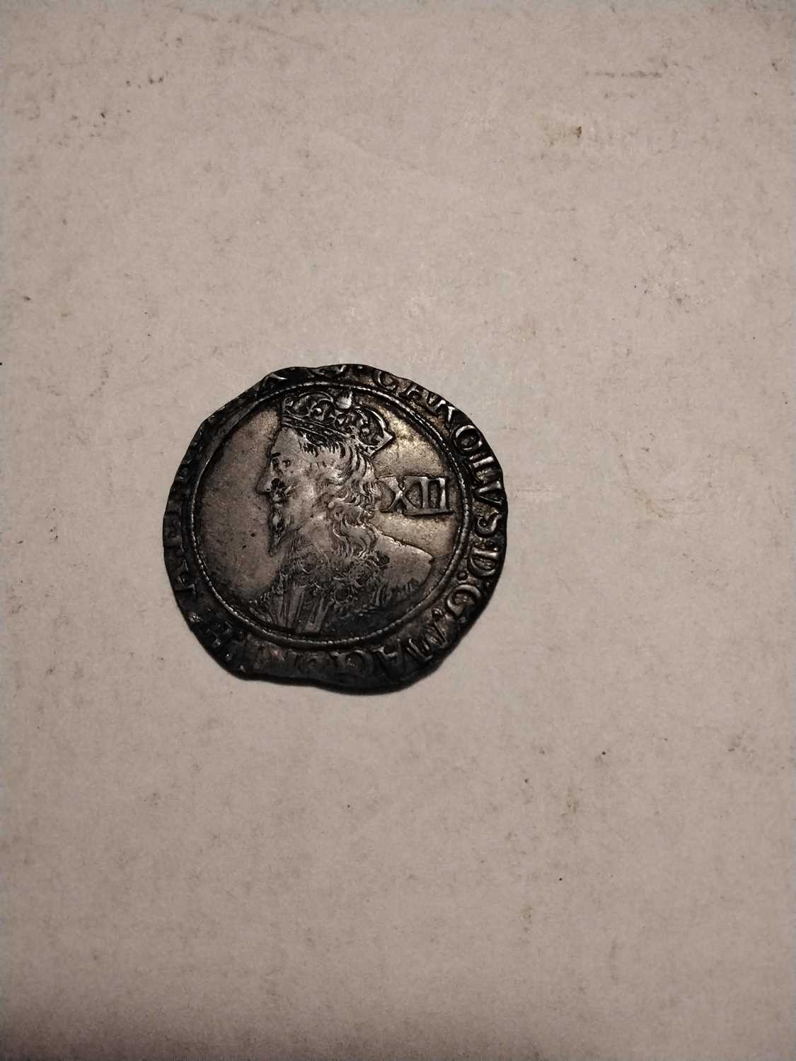 Lot 470 - Charles I (1625-49). Shilling, mm. Triangle