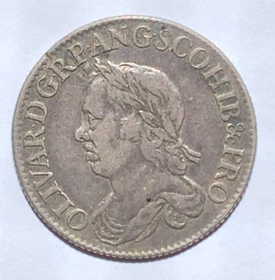 Lot 434 - Oliver Cromwell, Lord Protector (1653-60). Shilling, 1658