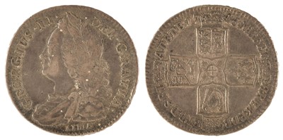 Lot 487 - George II (1727-60). Halfcrown, 1745