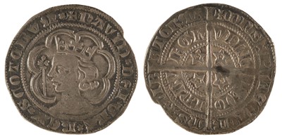 Lot 475 - David II (1329-71). Groat, 1357-67