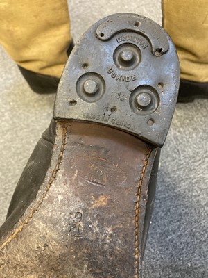 Lot 157 - Flying Boots. Two pairs of WWII Battle of Britain period 1939 pattern flying boots