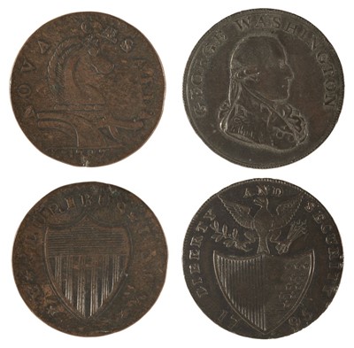 Lot 529 - United States Of America. New Jersey, Copper Cent, 1787..., plus one other