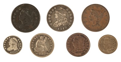 Lot 530 - United States Of America. Quarter Dollars 1818, 1853..., and others