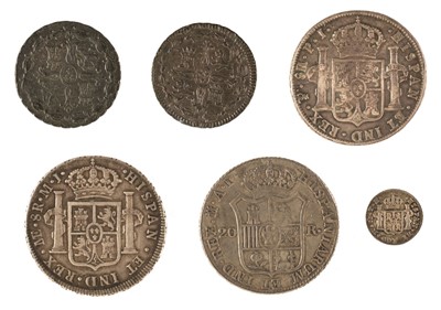 Lot 527 - Spain. 8 Reales, circa.1750..., and others