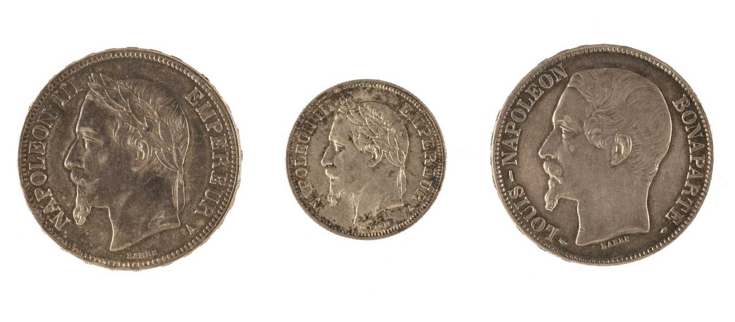 Lot 518 - Louis-Napoleon (Napoleon III)  as President (1848-52). 5 Francs, 1852