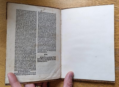Lot 210 - Michaelis (Nicolaus). Argumenta communia ad inferendum sophistice, 1494