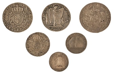Lot 486 - France. Louis XIV (1643-1715). AR Jetons, 1680 ..., and others