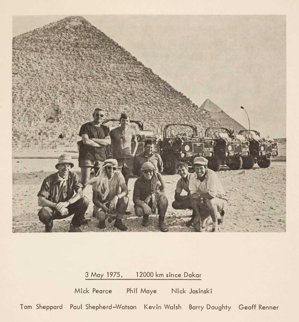 Lot 34 - Sheppard (Squadron Leader T.H.). Joint Services West East Sahara Expedition 1975, Report