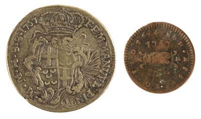 Lot 440 - Emanuel Pinto de Fonseca (1741-73). AR 15 Tari, 1757..., and others