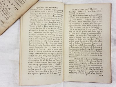 Lot 244 - Hales (Stephen). Philosophical Experiments: Containing Useful, and Necessary Instructions