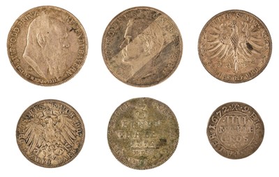 Lot 456 - German States. Simon Heinrich (1666-97). 4 Mariengroschen, 1672 ..., and others