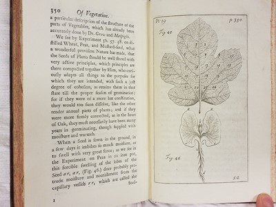 Lot 242 - Hales (Stephen). Vegetable Staticks: Or, An Account of some Statical Experiments
