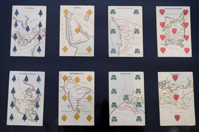 Lot 109 - Hodges (Charles, publisher). Geographical playing cards, London, 1827