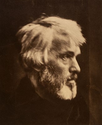 Lot 14 - Cameron (Julia Margaret, 1815-1879). Thomas Carlyle, 1867, printed 1875, carbon print