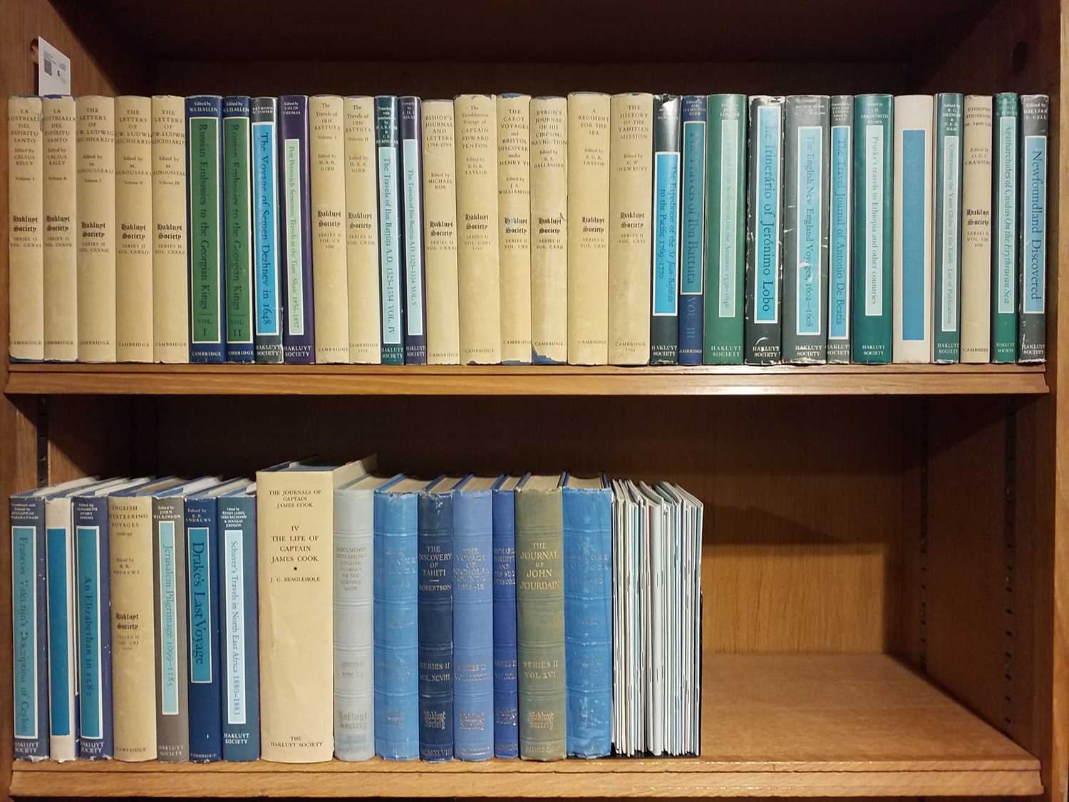 Lot 6 - Hakluyt Society. 76 volumes of Hakluyt Society publications