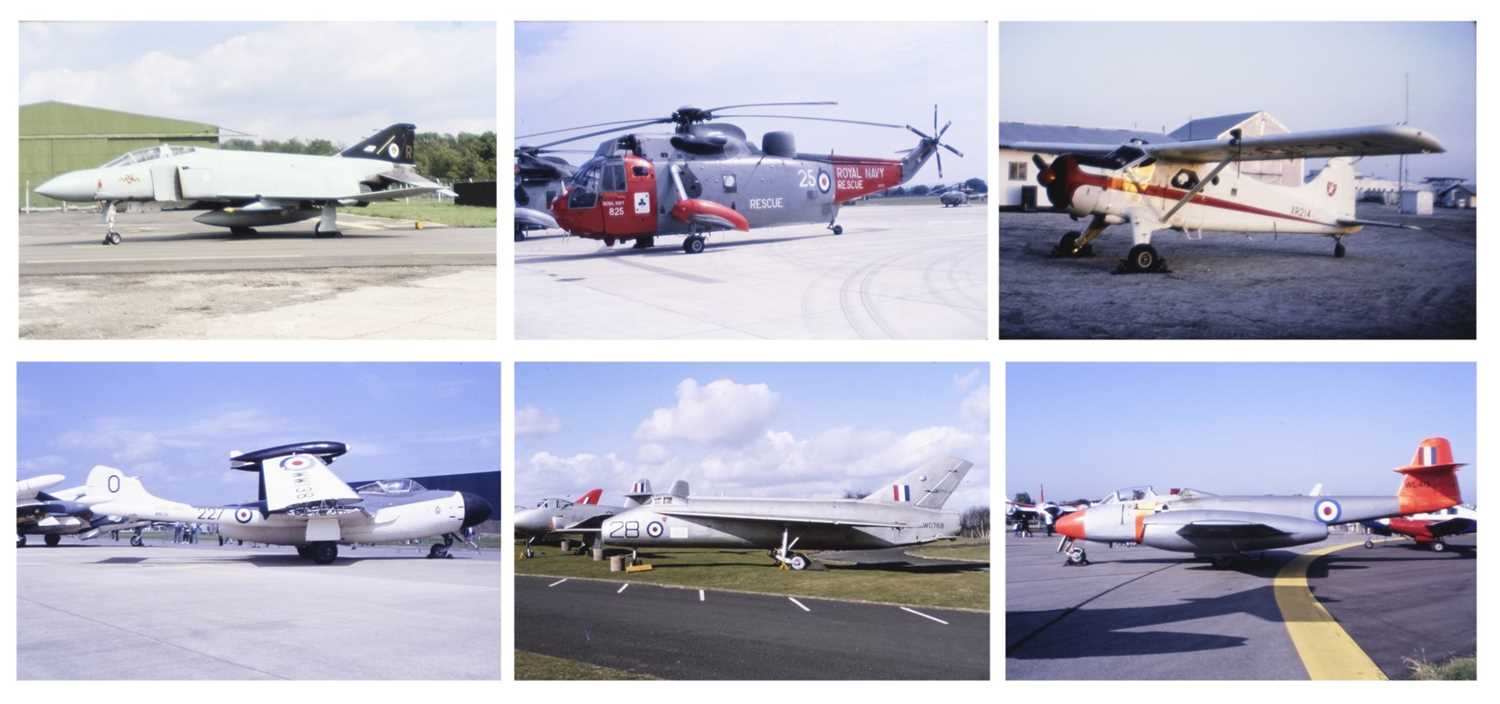Lot 30 - RAF Slides. A collection of 35mm slides of British military aircraft